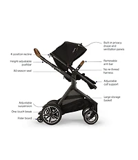 Nuna Mixx™ Next Stroller + Pipa™ Aire RX Infant Car Seat Travel System