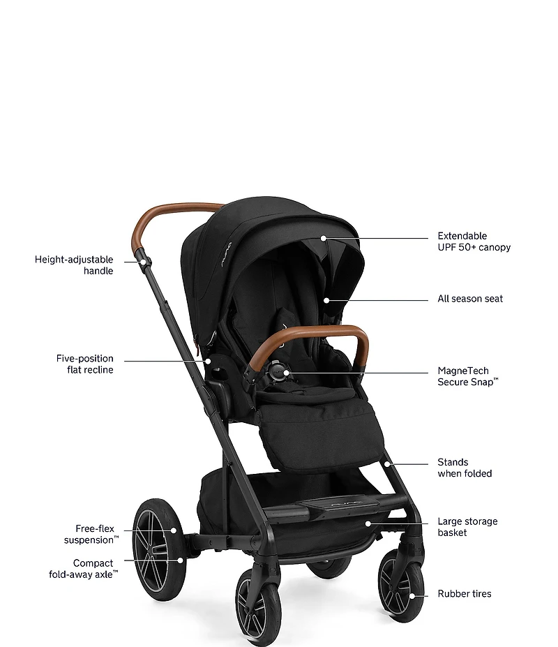 Nuna Mixx™ Next+ Stroller and Pipa™ Urbn Infant Car Seat Travel System