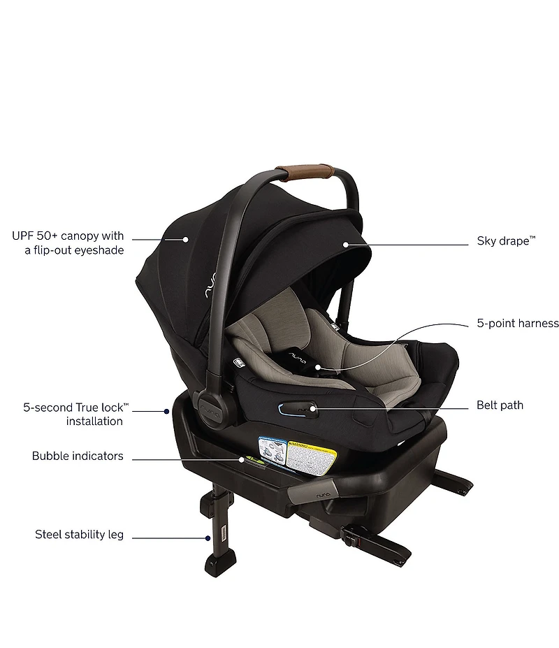 Nuna Pipa Aire Infant Car Seat & Base