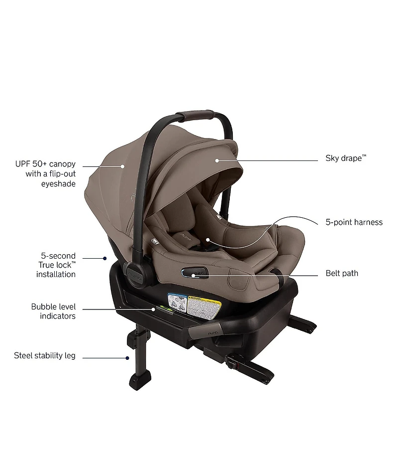 Nuna Pipa Aire Infant Car Seat & Base