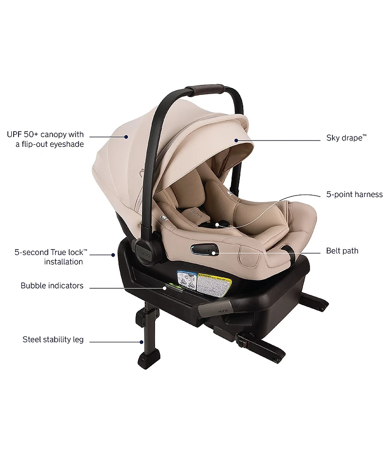Nuna Pipa Aire Infant Car Seat & Base
