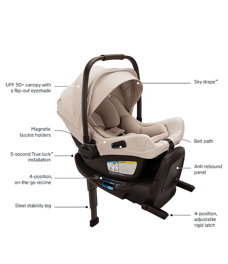 Nuna Pipa™ Aire RX Infant Car Seat & Relx Base