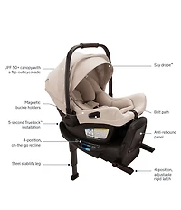 Nuna Pipa™ Aire RX Infant Car Seat & Relx Base