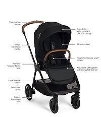 Nuna TRIV™ Next Lightweight Stroller and PIPA™ Urbn Infant Car Seat Travel System