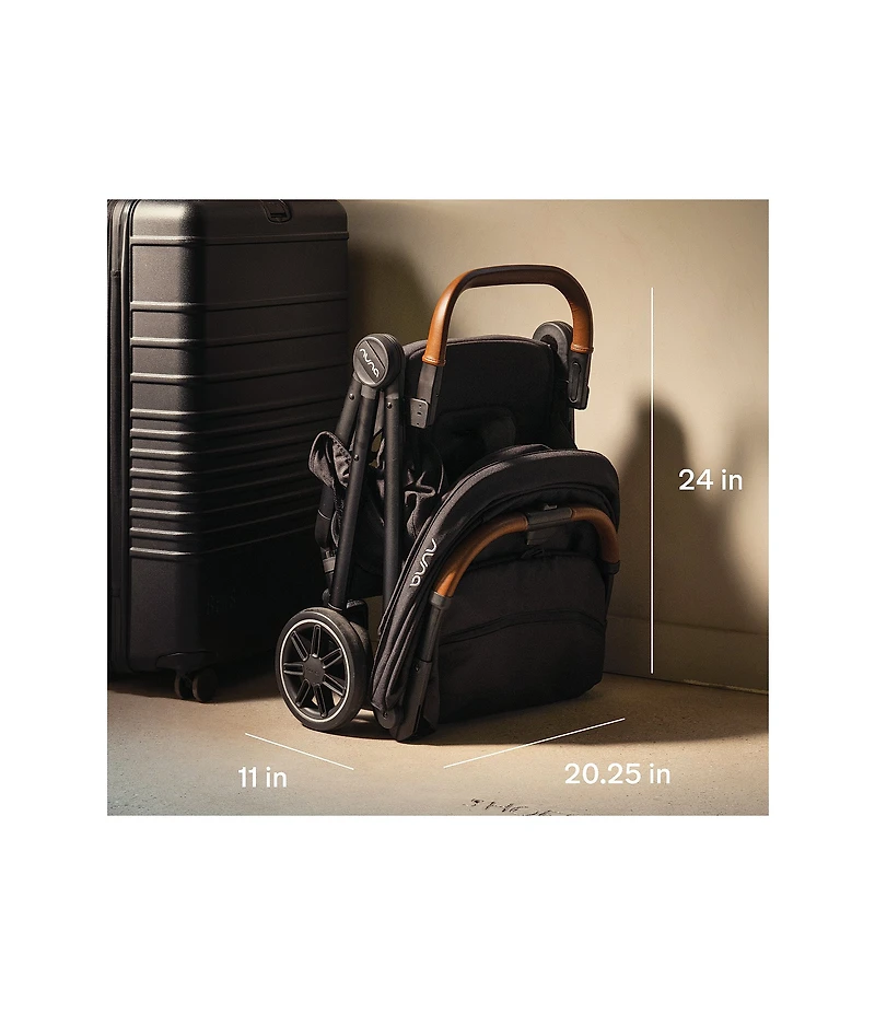 Nuna TRVL™ Self-Folding Ocean Compact Stroller