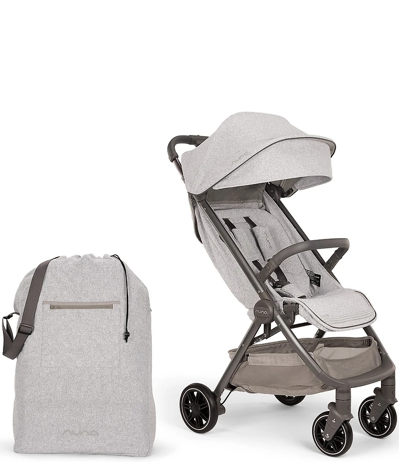 Nuna TRVL™ Self-Folding Sterling Compact Stroller