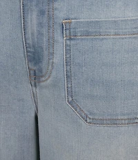Nurture by Westbound Crop Kick Flare Patch Pocket Jeans