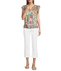 Nurture High Rise Slim Cropped Pants