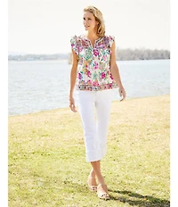 Nurture High Rise Slim Cropped Pants