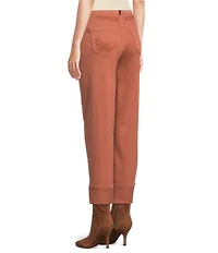 Nurture Mid Rise Boyfriend Straight Leg Ankle Pants