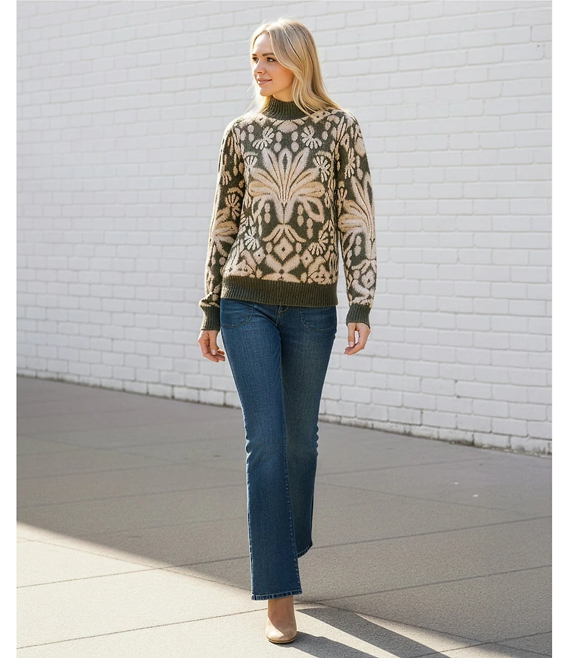 Nurture Mid Rise Welt Pocket Bootcut Jeans