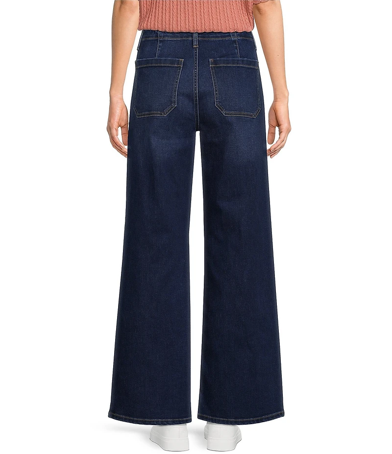 Nurture Mid Rise Wide Leg Jeans