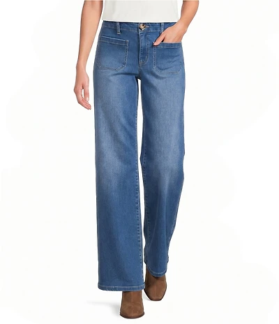 Nurture Mid Rise Wide Leg Pants