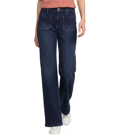Nurture Mid Rise Wide Leg Jeans