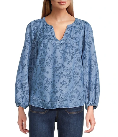 Nurture Notch Neck Bracelet Sleeve Blouse