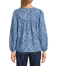 Nurture Notch Neck Bracelet Sleeve Blouse