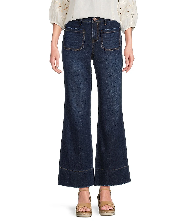 Nurture Patch Pocket High Rise Flare Jeans