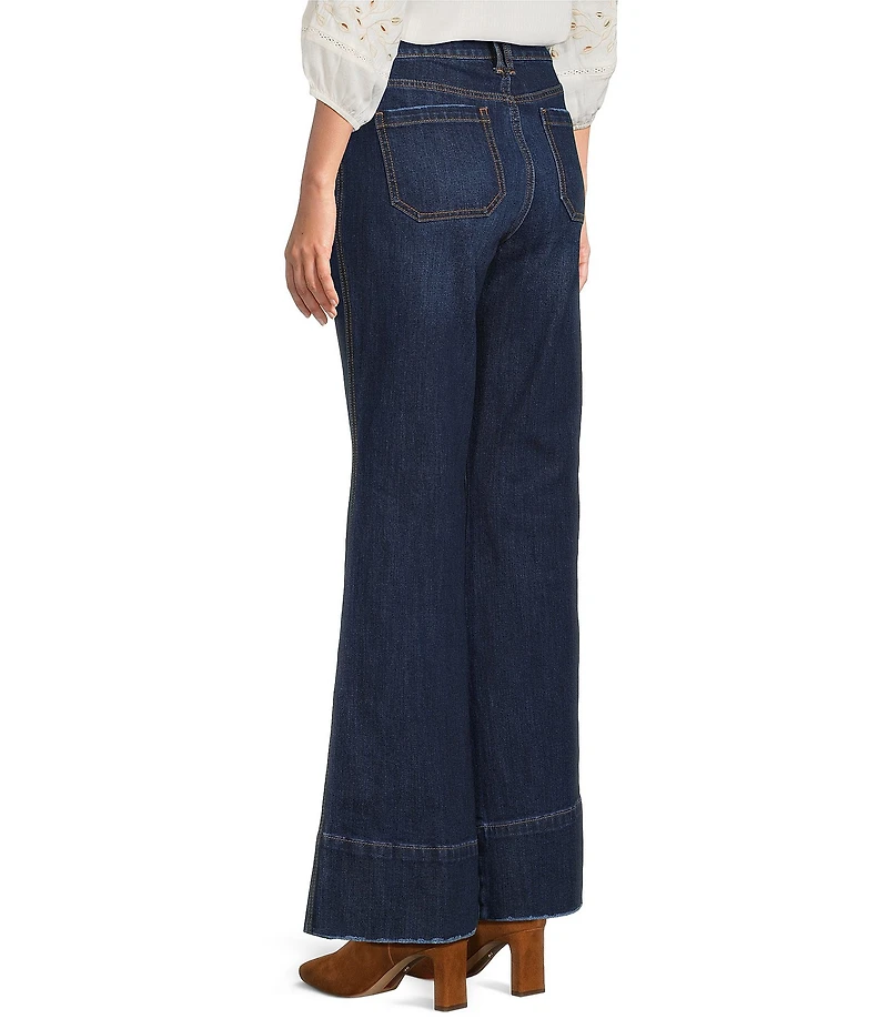 Nurture Patch Pocket High Rise Flare Jeans