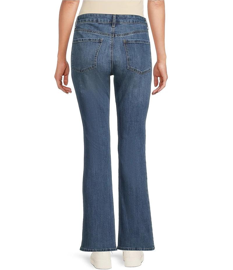 Nurture Petite Mid Rise Welt Pocket Bootcut Jeans