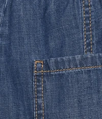 Nurture Petite Pull-On Relaxed Straight Leg Pants