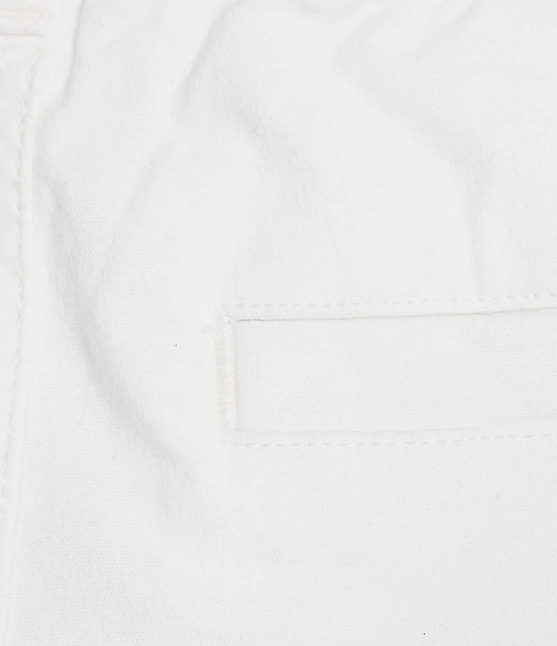 Nurture Petite Size High Rise Embroidered Pull-On Wide Leg Crop Pants