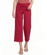 Nurture Petite Size Mid Rise Flared Wide Leg Crop Pants