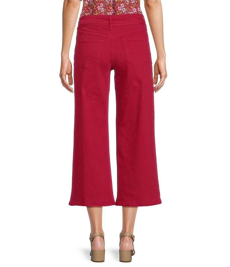 Nurture Petite Size Mid Rise Flared Wide Leg Crop Pants