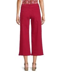 Nurture Petite Size Mid Rise Flared Wide Leg Crop Pants