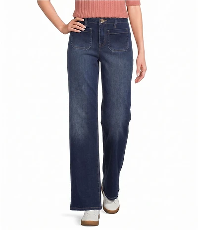 Nurture Petite Size Mid Rise Wide Leg Jeans