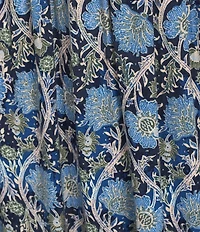 Nurture Petite Size Smocked Yoke Tassel V-Neck Long Sleeve Maxi Dress