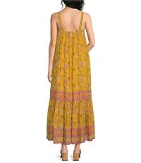 Nurture Petite Sleeveless Square Neck Midi Dress