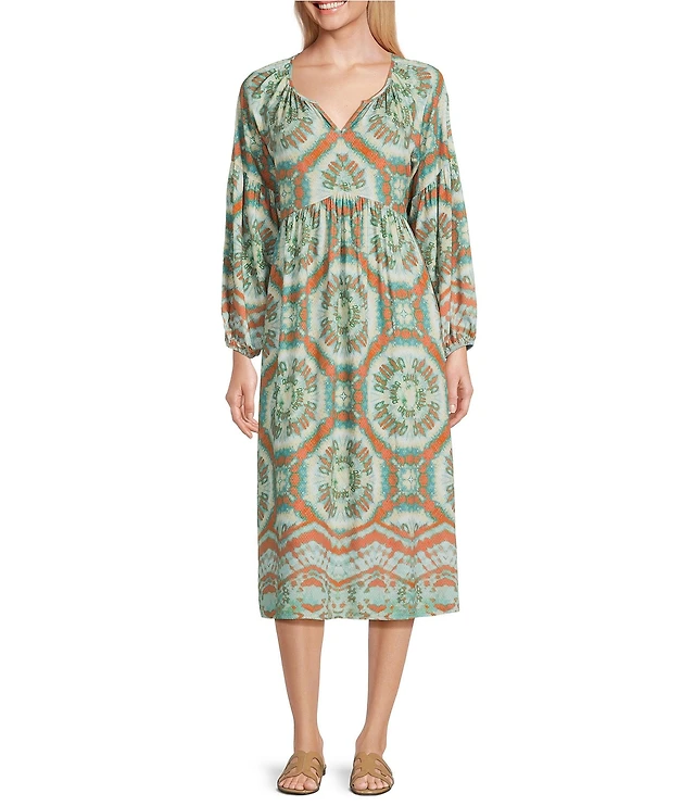 Nurture Petite V-Neck 3/4 Sleeve Midi Dress at Hamilton Place in Chattanooga, TN Nurture Petite V-Neck 3/4 Sleeve Midi Dress at Hamilton Place in Chattanooga, TN
