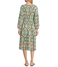 Nurture Petite V-Neck 3/4 Sleeve Midi Dress