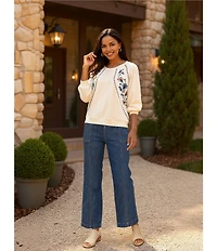 Nurture Pull-On Relaxed Straight Leg Pants