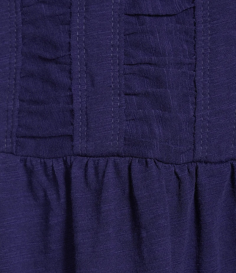 Nurture Ruched Short Sleeve Crew Neck Top