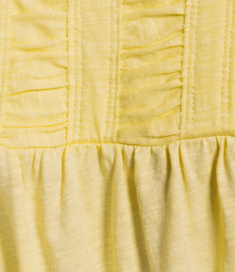 Nurture Ruched Short Sleeve Crew Neck Top