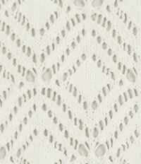 Nurture Short Dolman Sleeve Crochet Open Cardigan