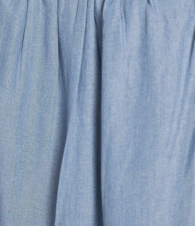 Nurture Short Sleeve Crew Neck Curved Yoke Top