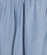 Nurture Short Sleeve Crew Neck Curved Yoke Top