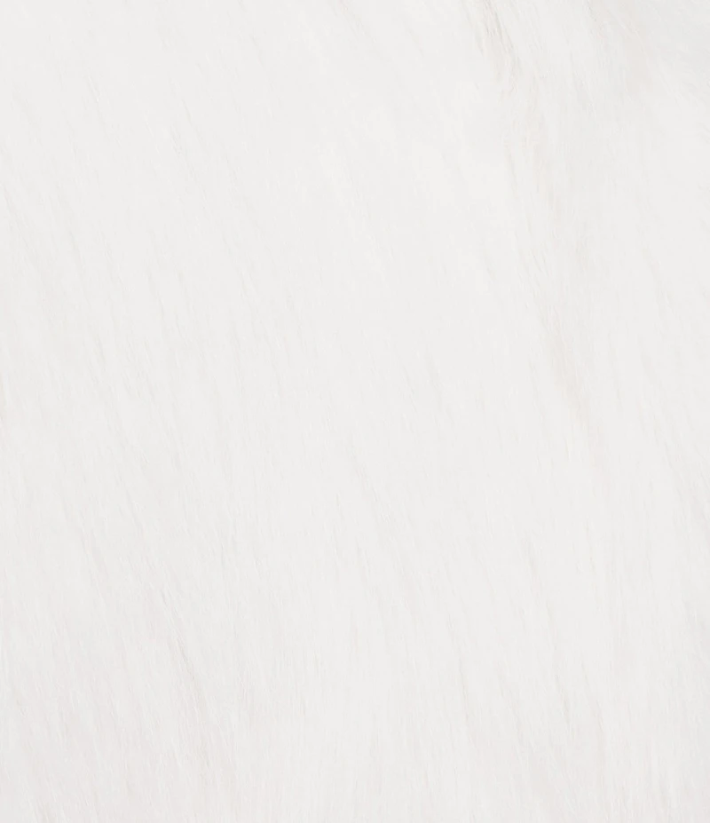 Nurture Sleeveless Faux Fur Snap Close Collared Vest