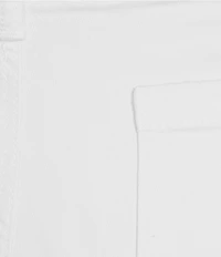 Nurture Slub Stretch Denim High Rise Cropped Straight Leg Pants