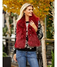 Nurture Snow Flake Pattern Long Sleeve Crew Neck Sweater