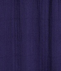 Nurture Solid Crinkle Woven Pleated 3/4 Sleeve Notch Neck Short Dress