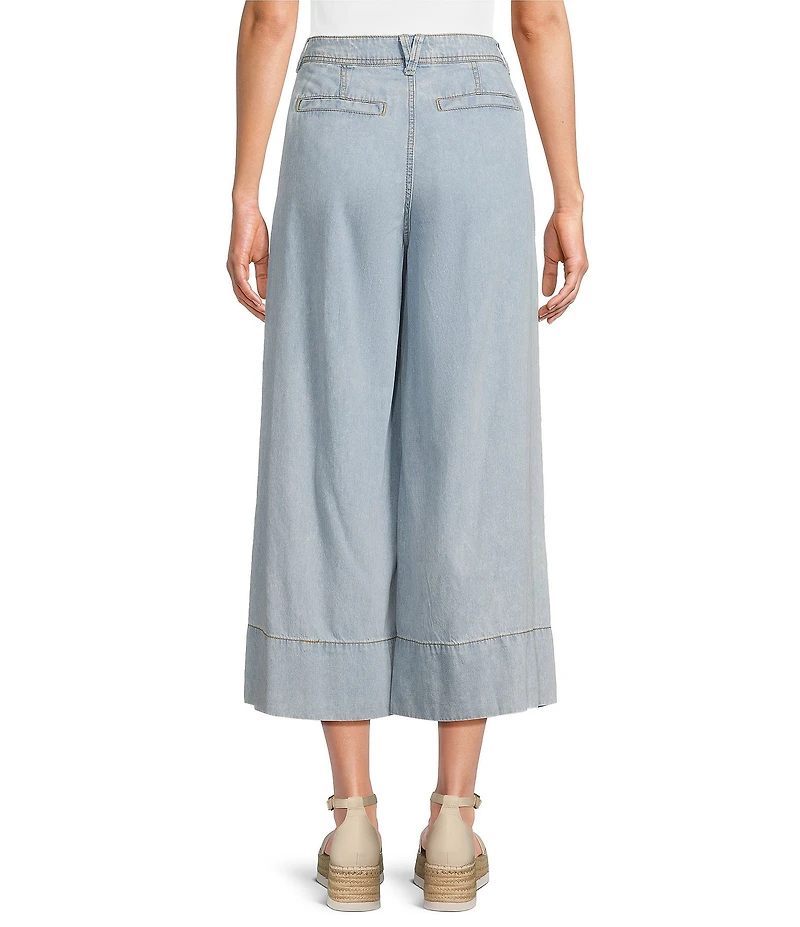 Nurture Wide Leg Crop Palazzo Denim Jeans