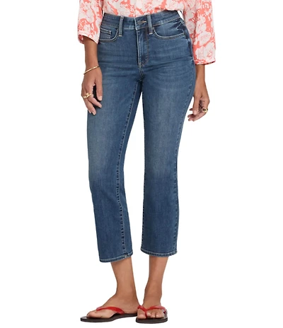 NYDJ Ellison Denim High Riser Straight Leg Ankle Length Jeans