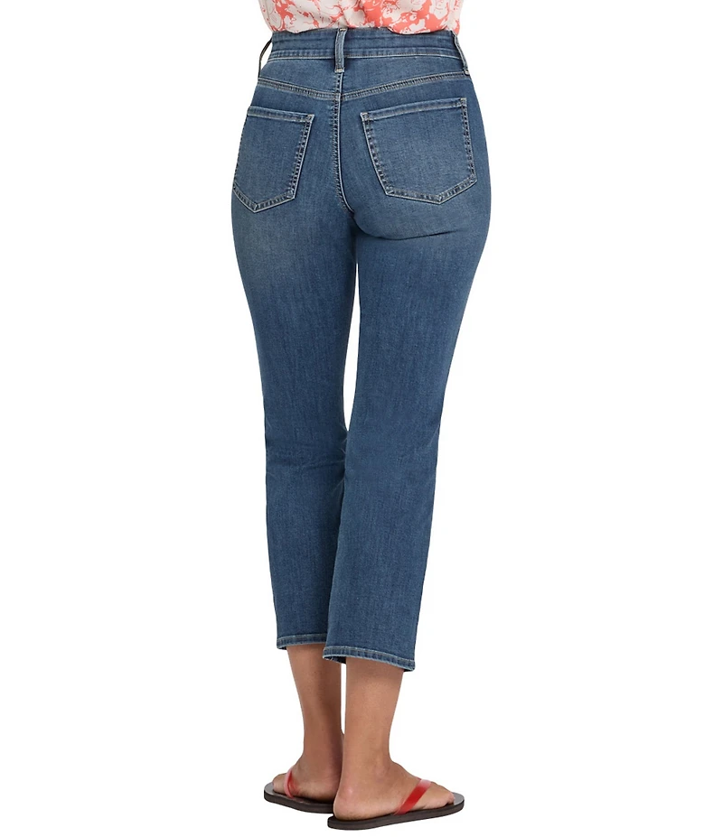 NYDJ Ellison Denim High Riser Straight Leg Ankle Length Jeans
