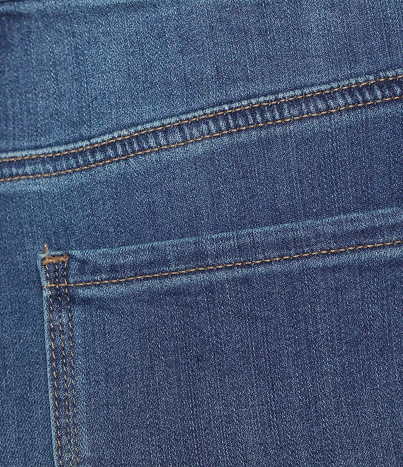 NYDJ Marilyn Denim High Rise Straight Leg Ankle Length Triple Stitching Jeans