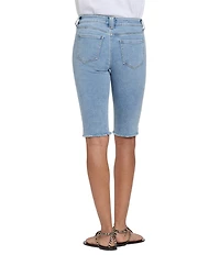 NYDJ Sophie Stretch Denim Mid Rise Straight Leg Capri Shorts