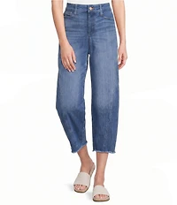 NYDJ Alyssa Denim High Rise Wide Leg Crop Jeans