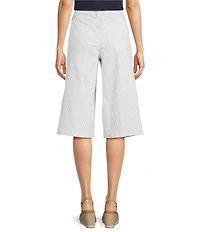 NYDJ Amelia Lift Tuck® Technology Stripe Culottes Wide-Leg Denim Pants
